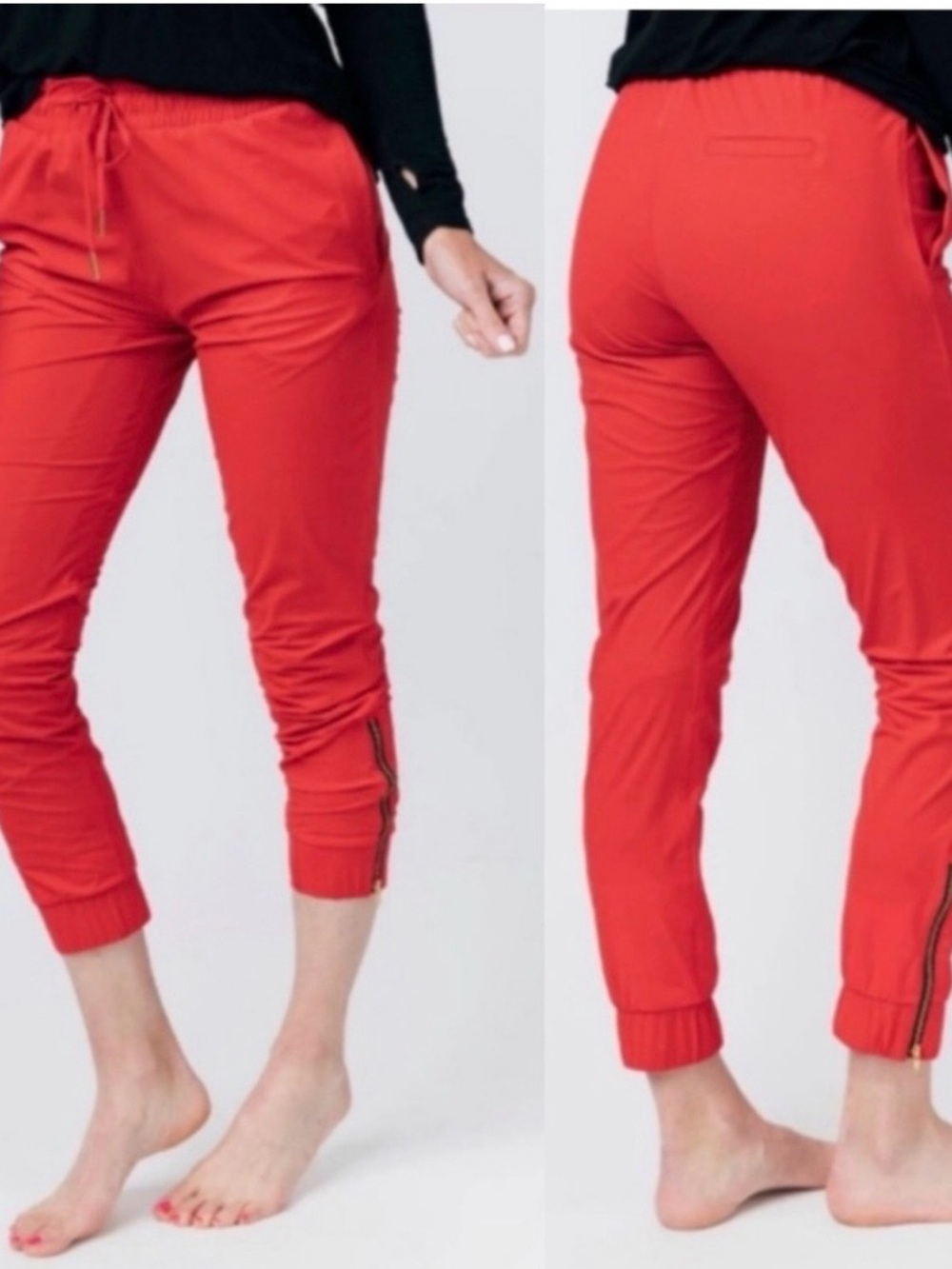 ZYIA Active Bright Red Performance Leggings